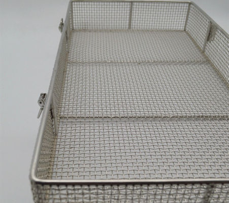 China a rede de arame 310S de aço inoxidável médica desinfeta a cesta redonda/forma do quadrado fornecedor